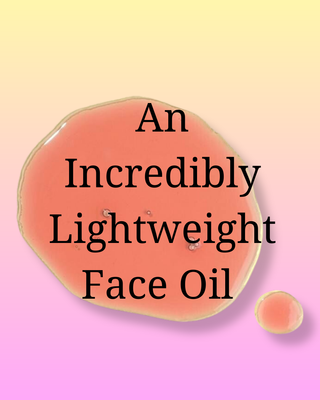 Glow keeper face oil