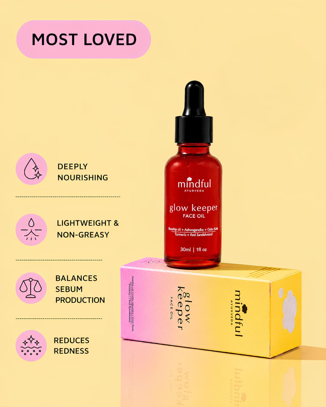 Glow keeper face oil