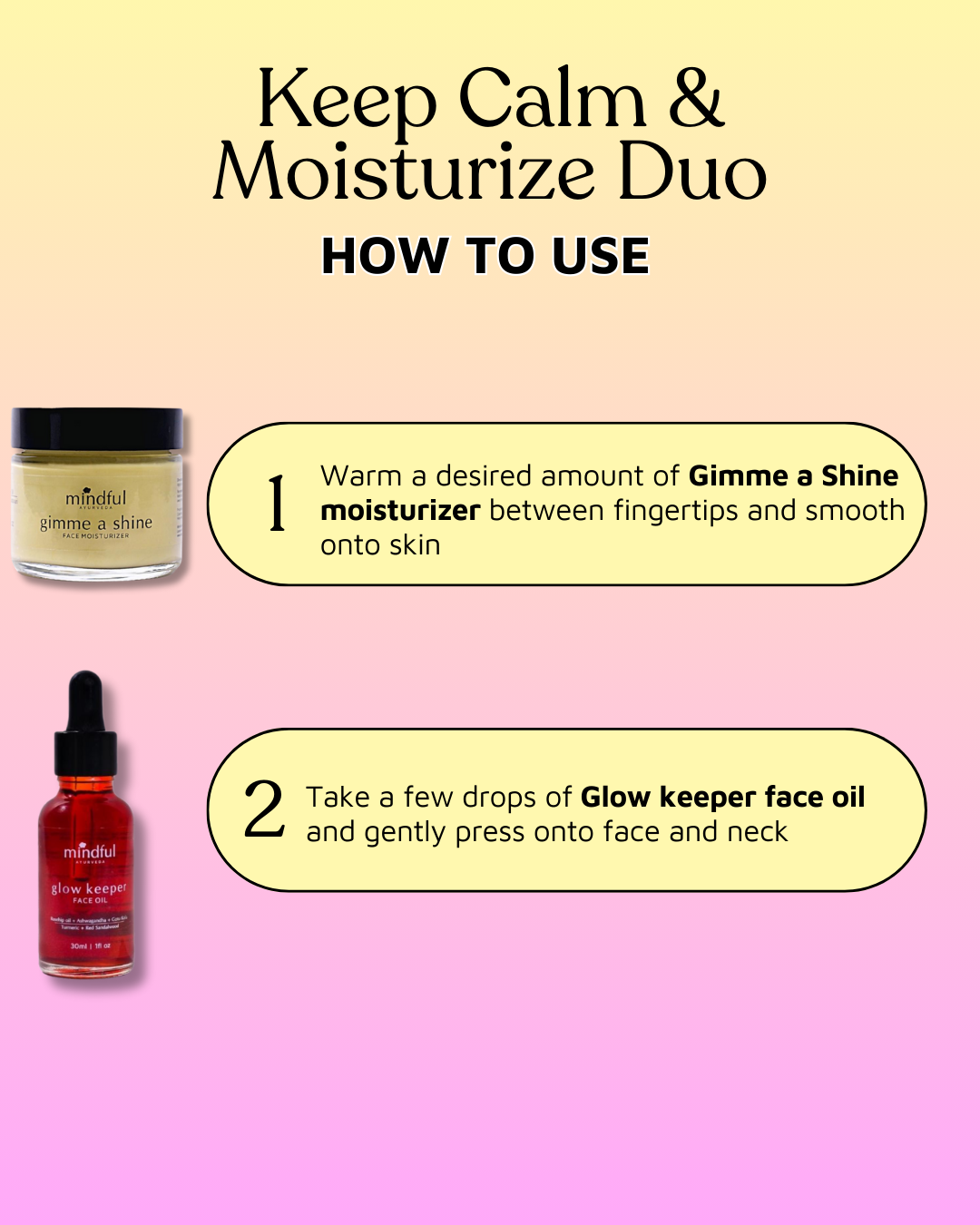 Keep calm & Moisturize Duo