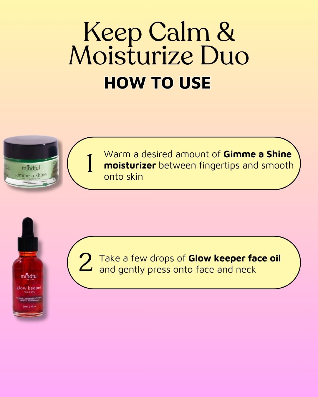 Keep calm & Moisturize Duo