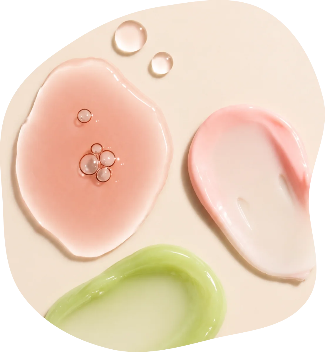 Skincare textures