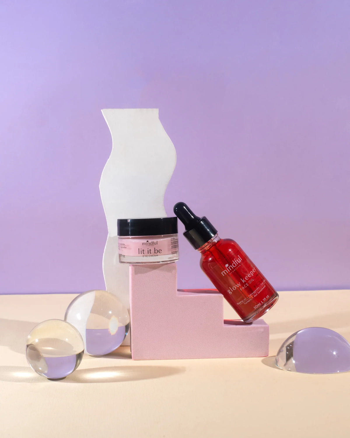 Wake up & Glow Duo: Lit it be eye cream and Glow keeper face oil