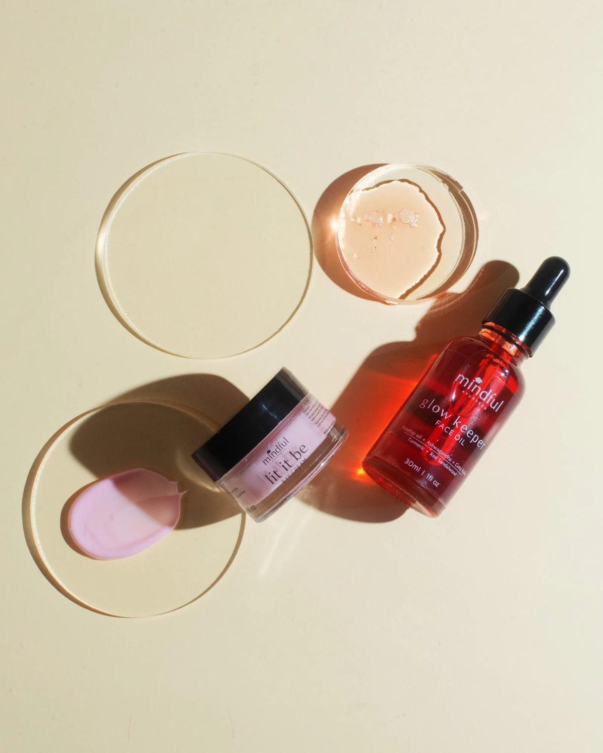 Wake up & Glow Duo: Lit it be eye cream and Glow keeper face oil